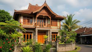 Desain Rumah agar Selamat dari Gempa/ Ilustrasi gambar oleh AI