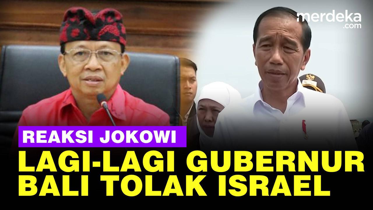 VIDEO: Reaksi Presiden Jokowi Soal Gubernur Koster Dua Kali Tolak Kedatangan Israel