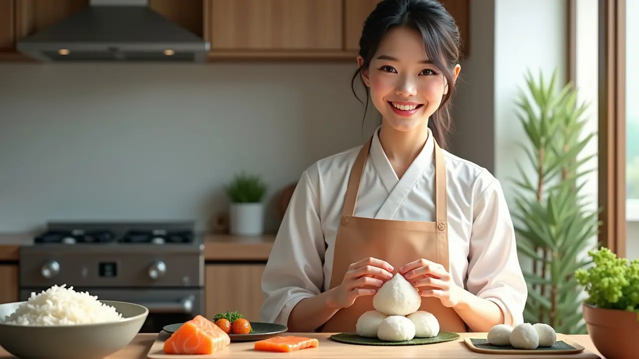 cara membuat onigiri