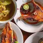 Warung Mak Beng di Sanur Bali dengan menu khas sup kepala ikan dan ikan goreng. (Dok: Instagram @ngidam.bali)