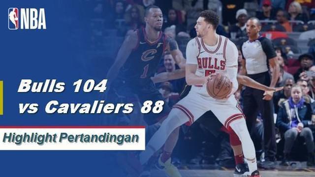 Zach LaVine memimpin Chicago dalam kemenangan atas Cleveland, mencetak 25 poin dan meraih dua rebound.