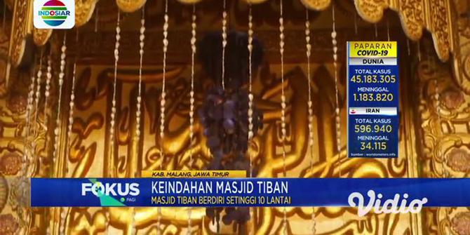 VIDEO: Megahnya Masjid Tiban Turen Malang Bak Istana