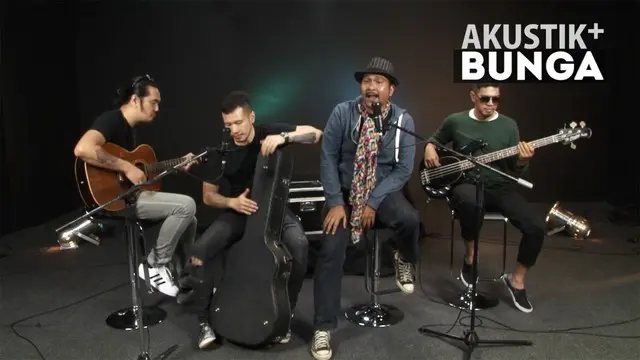 AKUSTIK PLUS kedatangan tamu spesial, yaitu band legendaris BUNGA.