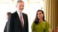 Raja Felipe VI dan Ratu Letizia dari Spanyol. (AP Photo)