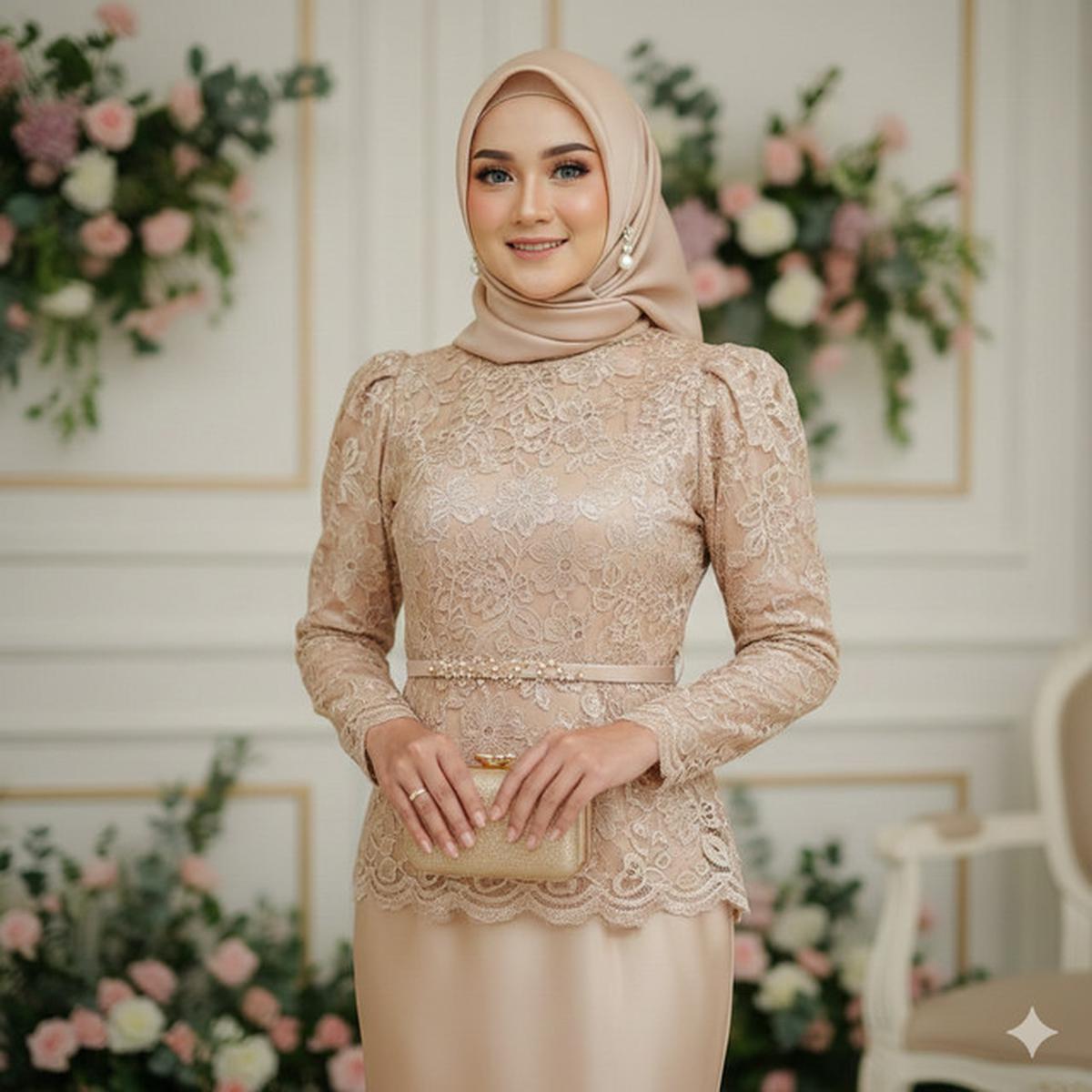 7 Model Gamis Brokat Duyung Terbaru 2026, Cocok untuk Pesta hingga Acara Harian