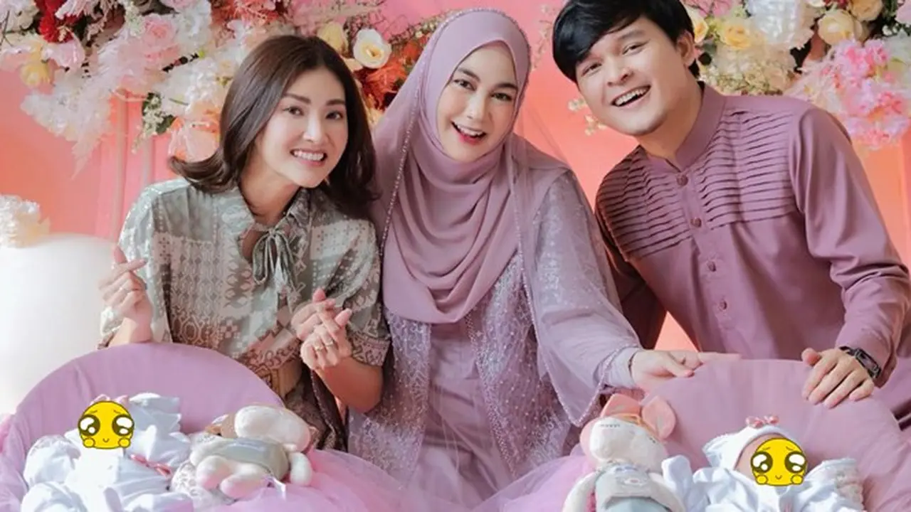 7 Momen Sarwendah Hadiri Acara Aqiqah Anak Kembar Anisa Rahma