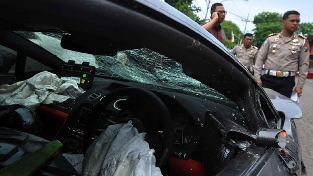 Ini Lamborghini yang tabrak penjual STMJ di Surabaya saat balap liar