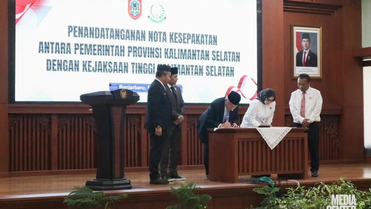Pemprov Kalsel Teken Nota Kesepakatan dengan Kejati Kalsel