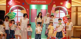 Koleksi terbaru Mothercare mengangkat jajanan pasar sebagai inspirasi utama. Melalui ilustrasi khas Dinda Puspitasari, budaya Indonesia hadir dalam desain yang penuh warna dan dekat dengan keseharian anak. (Foto/Dok: Mothercare)