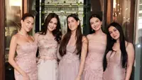 6 Potret Luna Maya Jadi Bridesmaid Pernikahan Millane Fernandez di Italia, Aura Cantiknya Terpancar