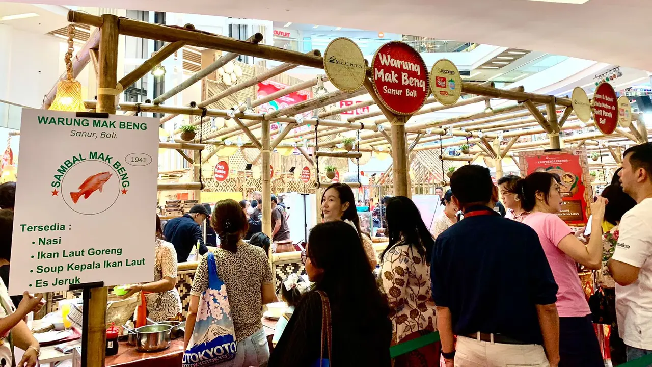 Warung Mak Beng hadir di festival kuliner Kampoeng Legenda, Mal Ciputra Jakarta