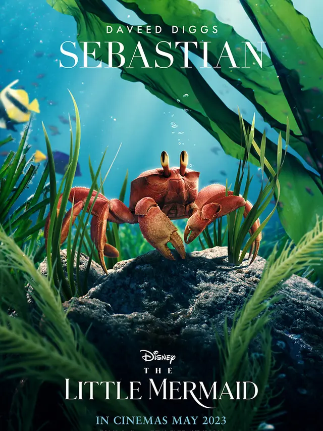 Tokoh Sebastian dalam film "The Little Mermaid". (Foto: Disney Indonesia)