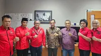 PDI Perjuangan (PDIP) dan Partai Golkar membuka pulang berkoalisi di Pilkada Kabupaten Bogor 2024. Adapun mereka akan mengusung pasangan Ade Ruhandi dan Musyafaur Rahman. (Foto: Dokumentasi PDIP).