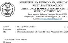 Kemendikbudristek Cabut Rekomendasi Tarif UKT di PTN dan PTNBH