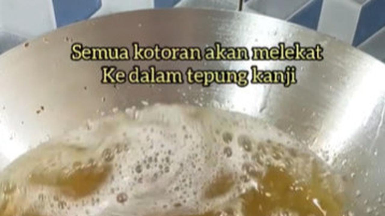 Kotoran akan Menggumpal dengan Minyak