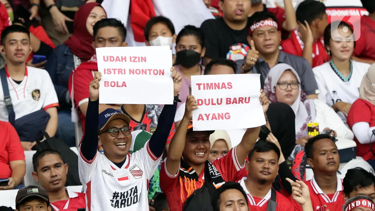 Ribuan Suporter Saksikan Keunggulan Indonesia atas Kamboja