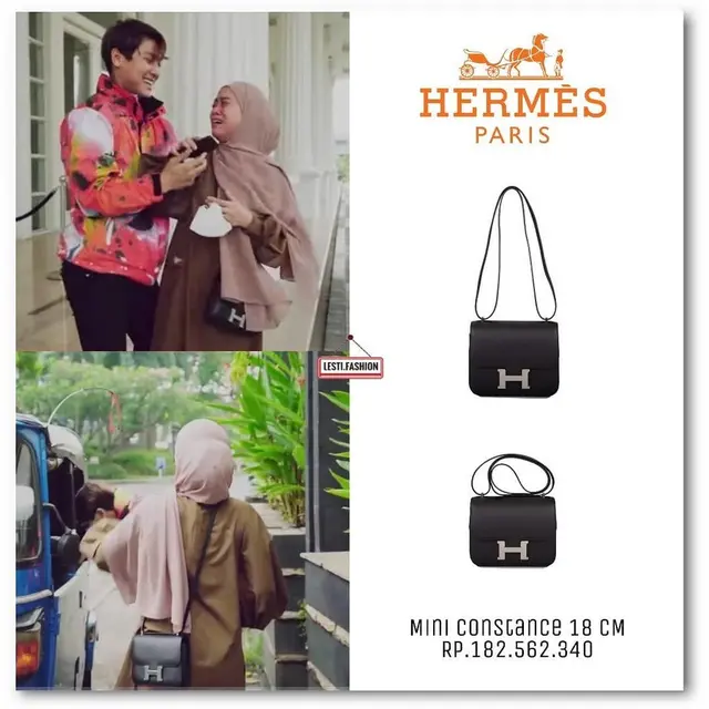 Lesti Kejora dan tas mahal koleksinya (Instagram/lesti.fashion)