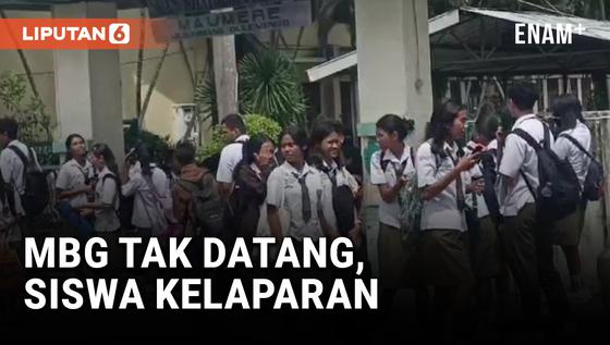 VIDEO: Makan Bergizi Gratis Tak Datang, Ratusan Siswa Dipulangkan Lagi dari Sekolah