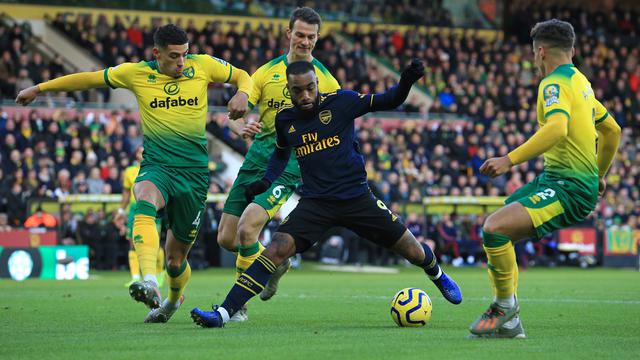 Striker Arsenal, Alexandre Lacazette (LINDSEY PARNABY / AFP)