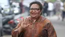 Ribka Haluk merupakan seorang penjabat (Pj) Gubernur Papua Tengah. Ia menjadi salah satu yang disebut-sebut masuk radar calon menteri Prabowo Subianto-Gibran Rakabuming Raka periode 2024-2029. (Liputan6.com/Herman Zakharia)