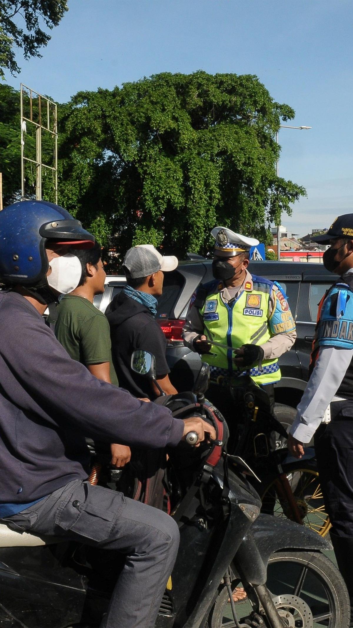 Operasi ini untuk mewujudkan keamanan, keselamatan, ketertiban dan kelancaran lalu lintas (kamseltibcarlantas) yang lebih baik. Foto merdeka.com / Imam Buhori<br>