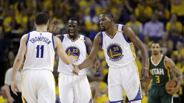 Klay Thompson, Draymond Green, Kevin Durant