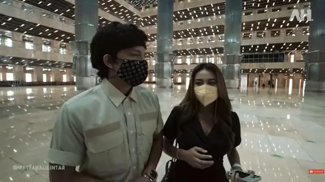 Atta Halilintar - Aurel Hermansyah (Foto: YouTube)