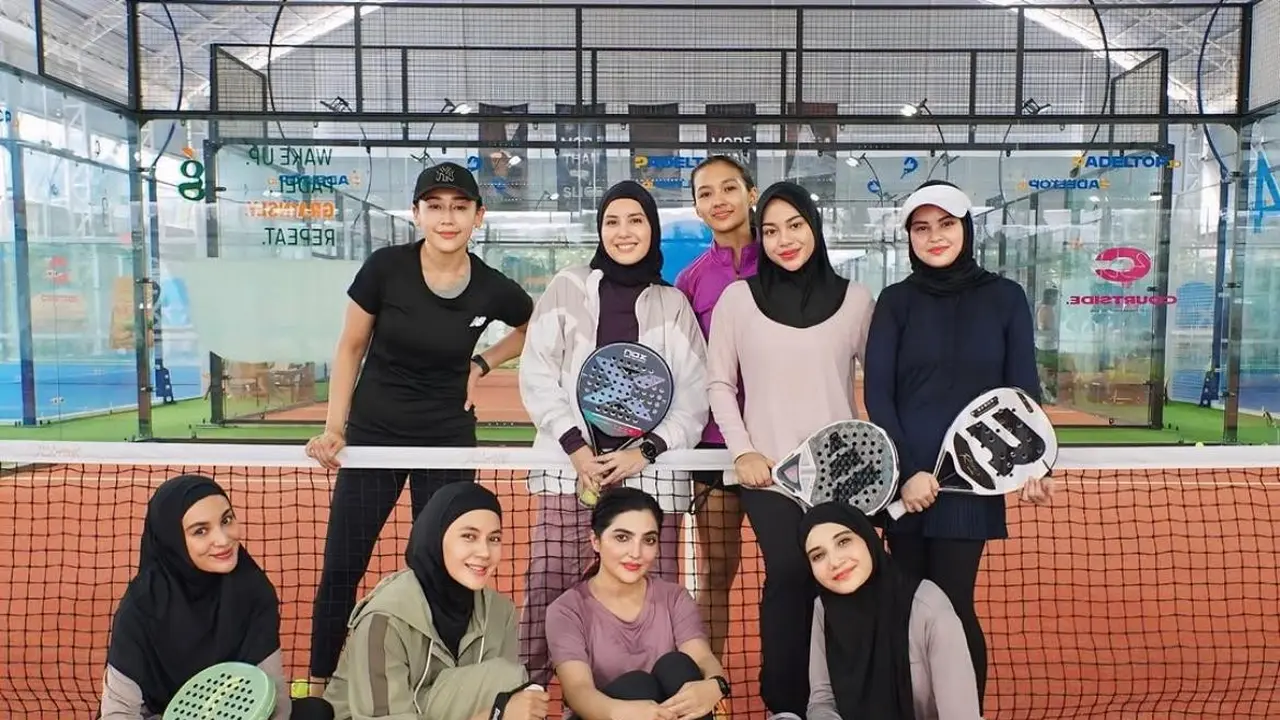 OOTD Zaskia Sungkar Saat Padel (Instagram/@zaskiasungkar15)