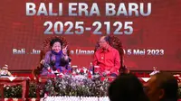 Presiden Kelima RI Megawati Soekarnoputri saat Seminar Haluan Pembagunan Bali Masa Depan 100 Tahun Bali Era Baru 2025-2125. (Foto: Dokumentasi PDIP).
