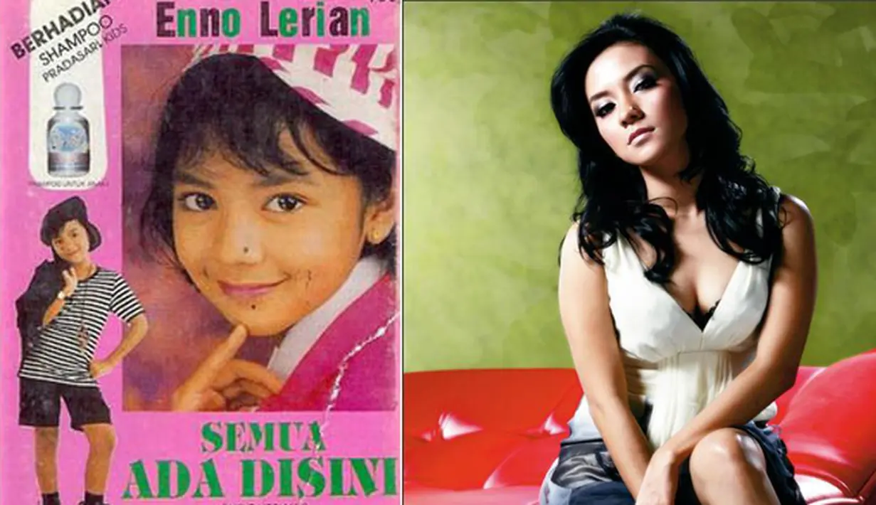 Penyanyi cilik Enno Lerian yang ngetop dengan lagu "Nyamuk Nakal" kini telah berubah menjadi wanita yang seksi. (Istimewa)