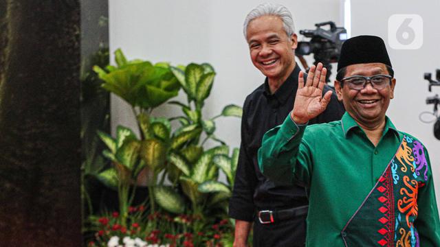 Mahfud MD Cawapres pendamping Ganjar Pranowo