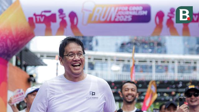 Foto: Menkeu Purbaya Ikut Ramaikan Lintasan, Run for Journalism 2025 Berlangsung Meriah