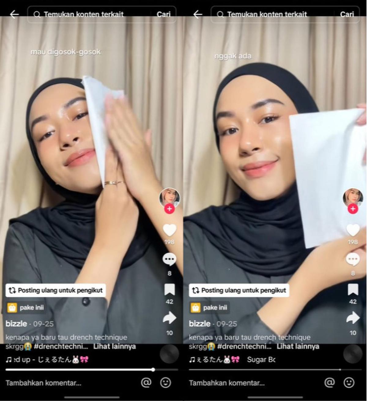 Make Up Awet dengan Drench Technique: Tes Ketahanan