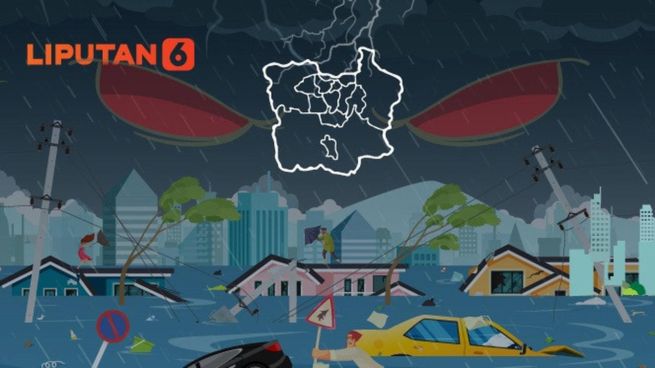 Banner Infografis Warning Banjir Masih Hantui Jabodetabek dan Jurus OMC Menghadangnya