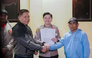 Kasus Sopir Alphard Rusak Motor Pakai Batu Berakhir Damai