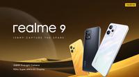 Tampilan Realme 9 4G yang akan diperkenalkan Realme di pasar Indonesia. (Foto: Realme Indonesia)