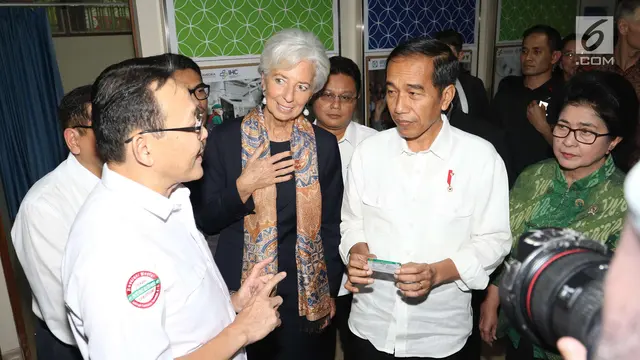 Jokowi Ajak Bos IMF Lihat Fasilitas KIS