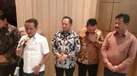 Para menteri kabinet Presiden Jokowi datang ke Batam untuk menyelesaikan persoalan Pulau Rempang. (Foto: Liputan6.com/Ajang Nurdin)