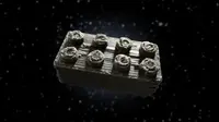 Balok Lego terbuat dari debu meteroit. Credit: Lego