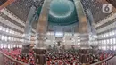 Umat Islam saat mengikuti ibadah shalat Jumat pertama Ramadhan 1444 Hijriyah di Masjid Istiqlal,Jakarta, Jumat (24/3/2023). (Liputan6.com/Angga Yuniar)