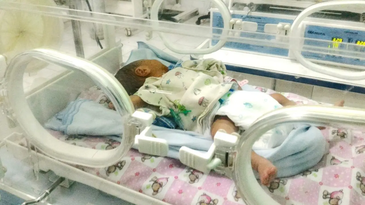 Bayi rentan tertular HIV/Aids dari orang tuanya. (Foto: Liputan6.com/Muhamad Ridlo)