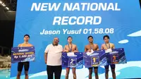 Rekor nasional tercipta pada ajang Indonesia Short Course Emerging Series 2026 yang berlangsung pada Jumat, 5 Juni 2026, di Aquatik Stadium Gelora Bung Karno, Senayan, Jakarta. (Istimewa)