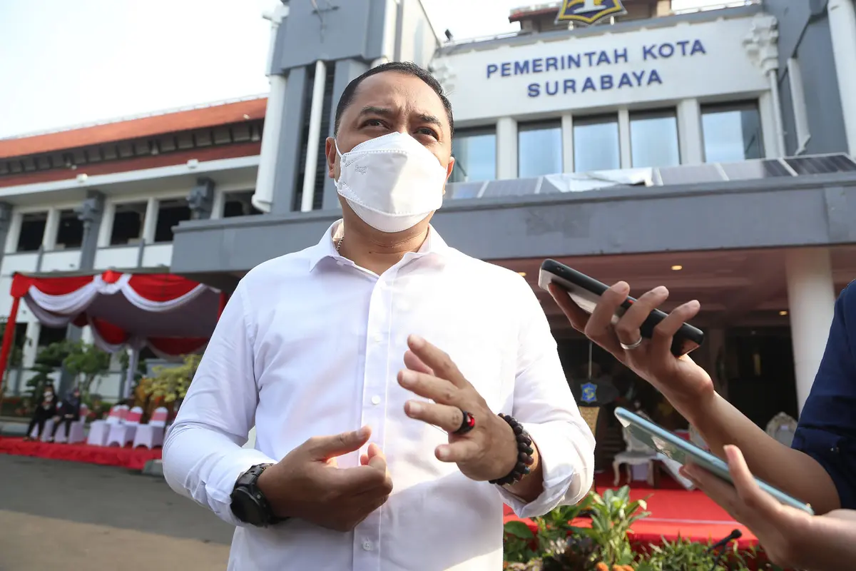 Wali Kota Surabaya Eri Cahyadi. (Dian Kurniawan/Liputan6.com).