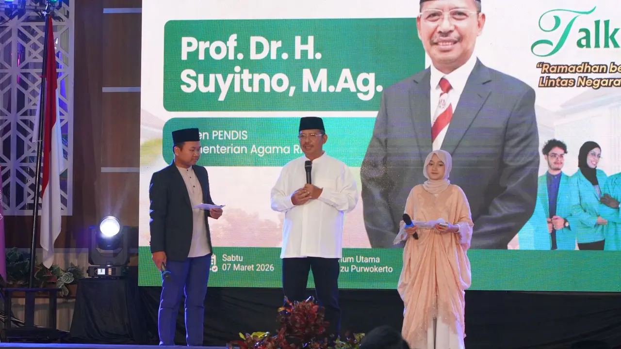 Direktur Jenderal Pendidikan Islam Kemenag, Amien Suyitno, di Universitas Islam Negeri (UIN) Profesor Kiai Haji Saifuddin Zuhri (Saizu) Purwokerto (Istimewa)