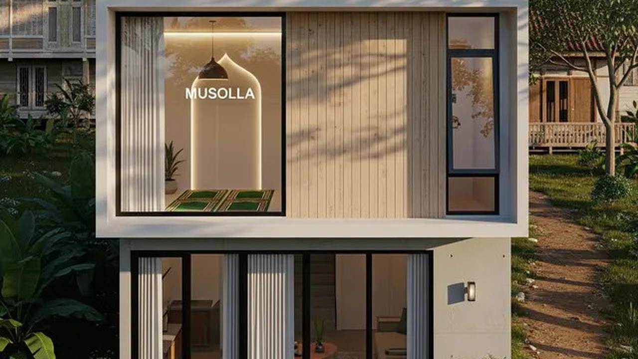 8 Rekomendasi Desain Mushola Mini di Rumah Islami yang Tenang dan Estetik