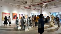 Pameran seni Art Moments Jakarta Online 3 di&nbsp;Art:1 New Museum 10--12 Juni 2022. (Liputan6.com/Asnida Riani)