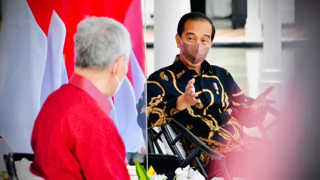 FOTO: Presiden Jokowi Terima PM Lee di Bintan