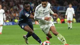 Sepanjang laga, Los Blancos mendominasi penuh jalannya pertandingan. (Pierre-Philippe MARCOU/AFP)