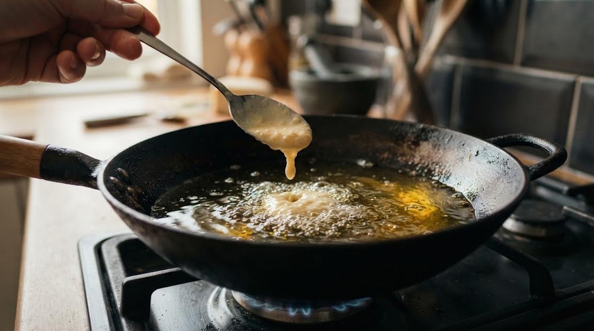 Memanaskan Minyak Goreng