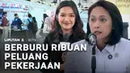 Kita akan melihat bagaimana perjuangan berburu pekerjaan. Dan hari ini ada job fair yang hadir di Balai Prajurit Ragunan, Jakarta Selatan.